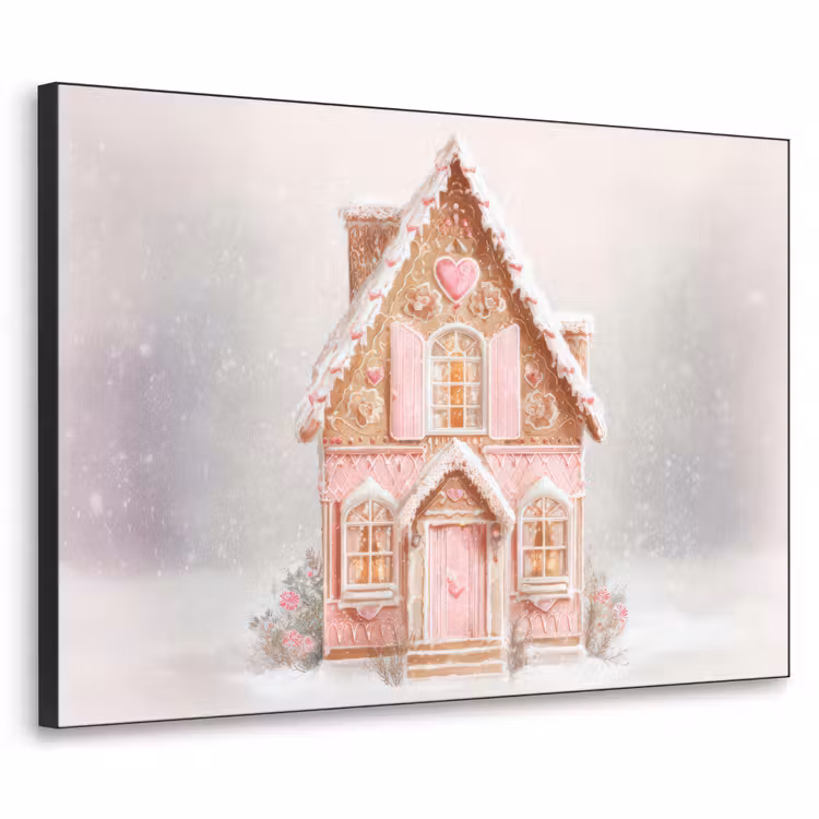 Art Frame - Huisje - Suiker - Pastel — 1
