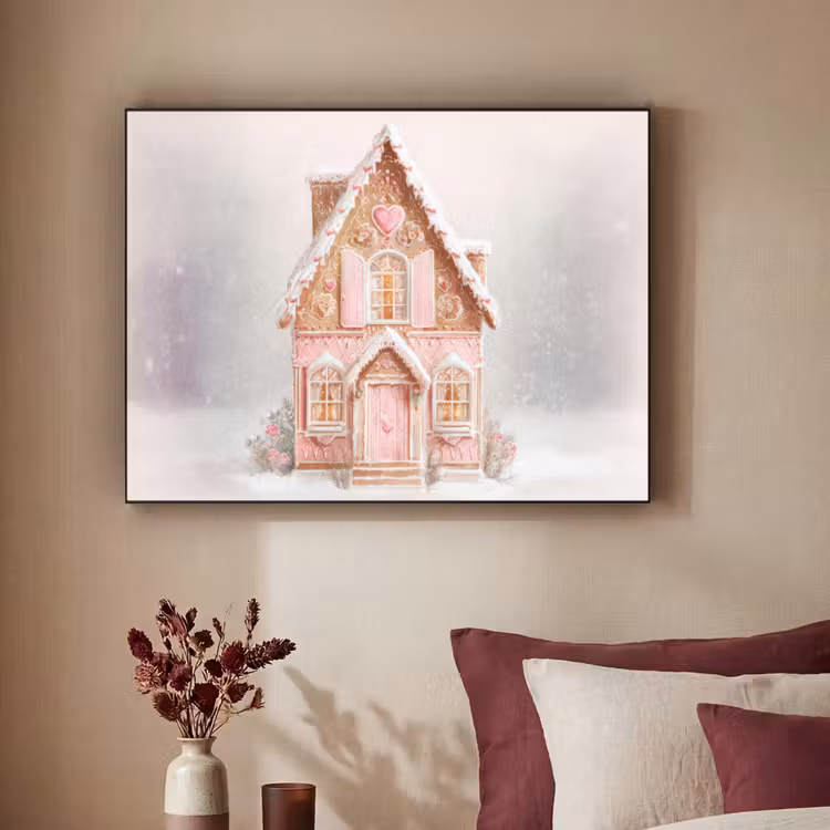 Art Frame - Huisje - Suiker - Pastel — 3