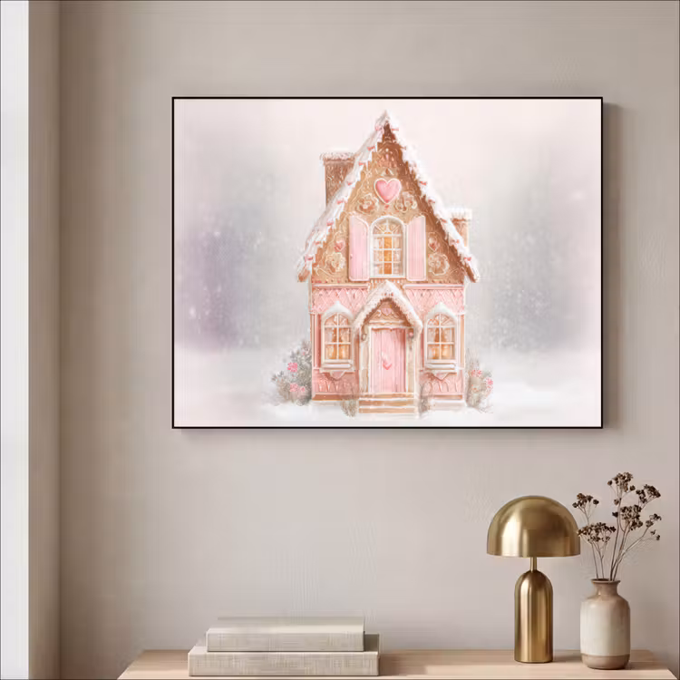 Art Frame - Huisje - Suiker - Pastel — 5