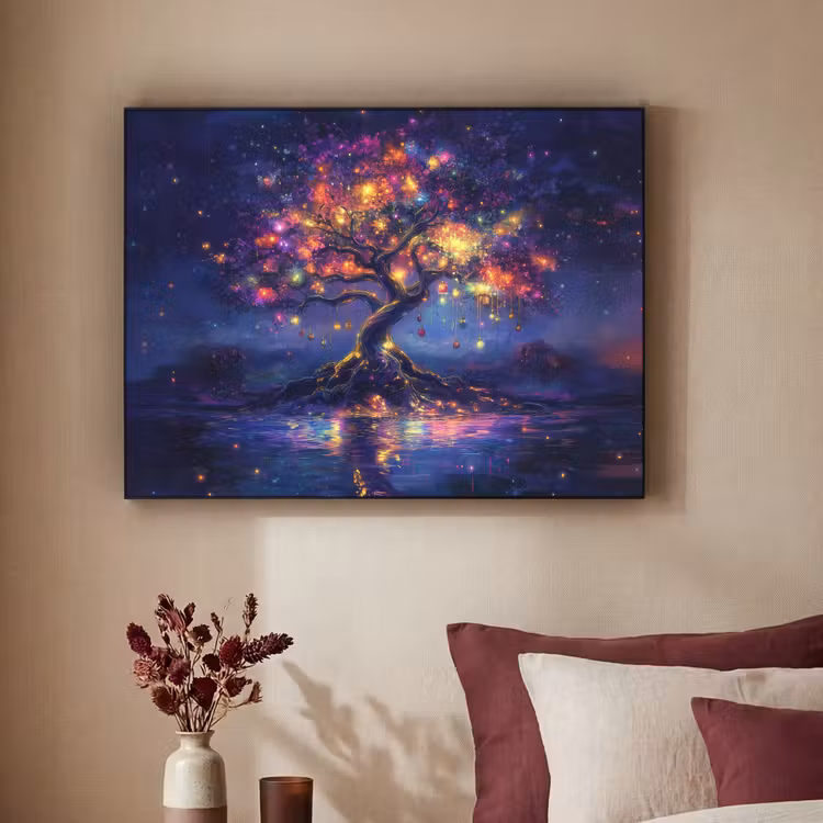 Art Frame - Kosmisch - lichtboom - Kerst - Kleurrijk — 3