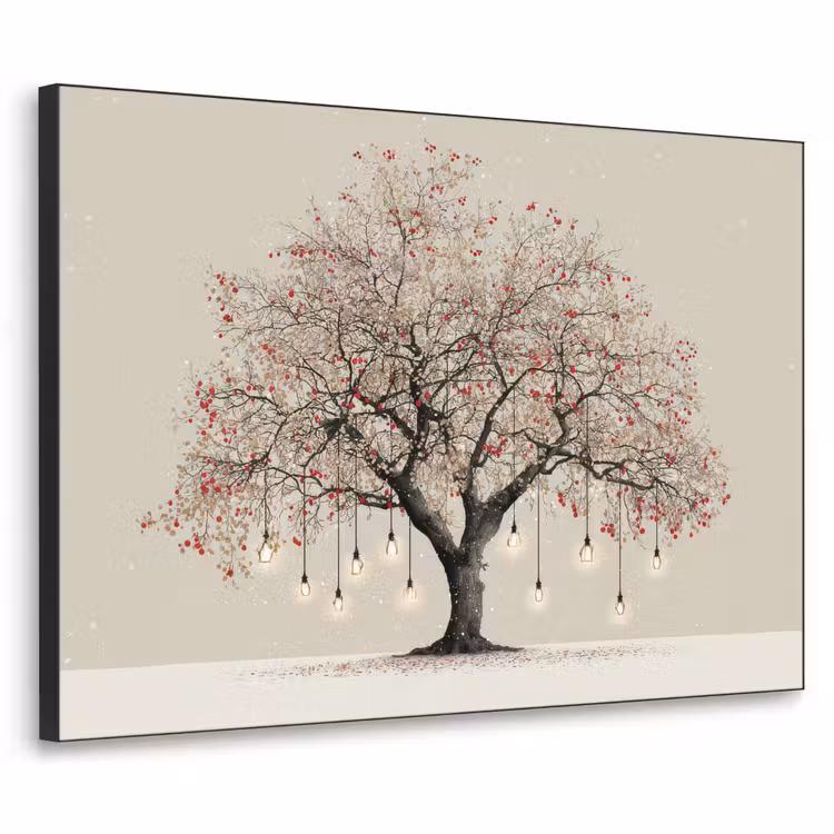 Art Frame - Lichtboom - Winter - Kerst - Meerkleurig — 1