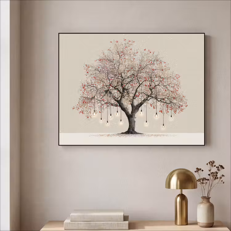 Art Frame - Lichtboom - Winter - Kerst - Meerkleurig — 5
