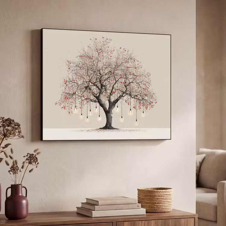 Art Frame - Lichtboom - Winter - Kerst - Meerkleurig — 7