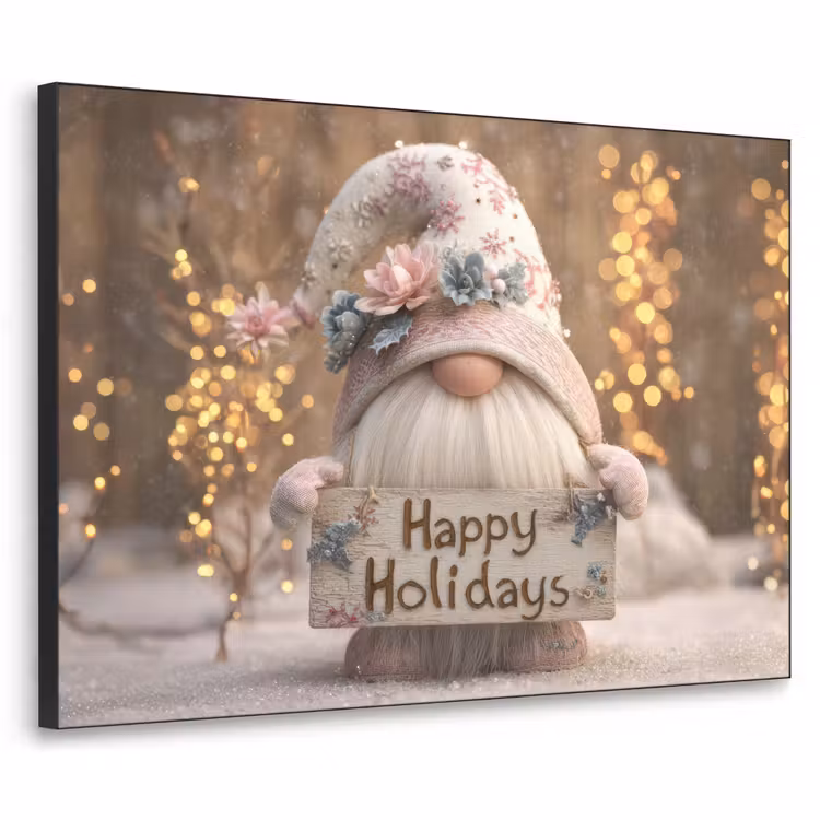 Art Frame - Kerst - Gnome - Bord - Kleurrijk — 1