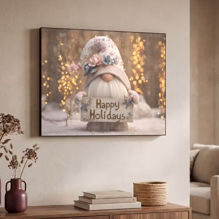 Art Frame - Kerst - Gnome - Bord - Kleurrijk — 7