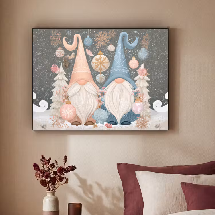 Art Frame - Kerst - Gnomen - Pastel — 3