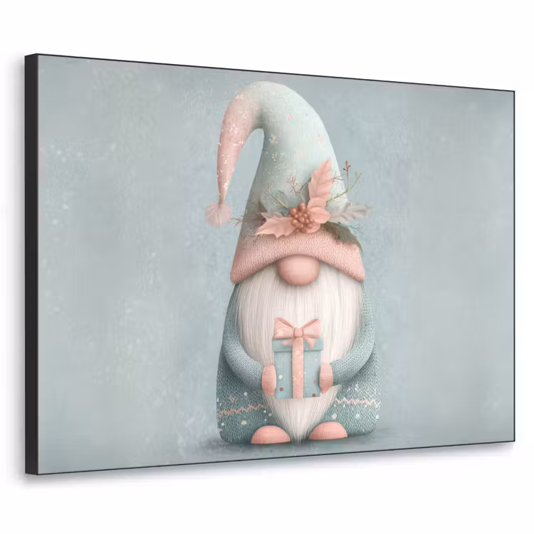 Art Frame - Kerstgnome - Cadeau - Groen — 1