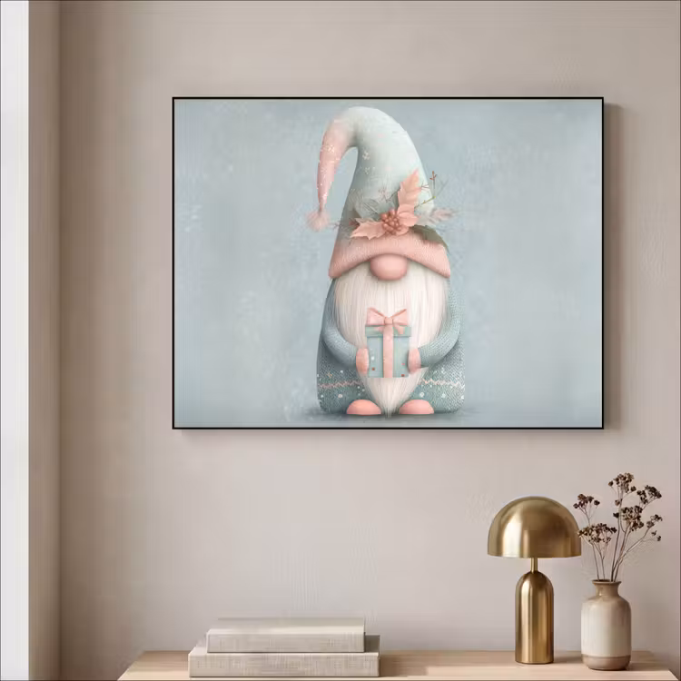 Art Frame - Kerstgnome - Cadeau - Groen — 5