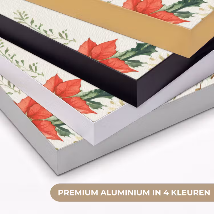 Art Frame - Kerstkrans - Hert - Hulst - Rood — 2