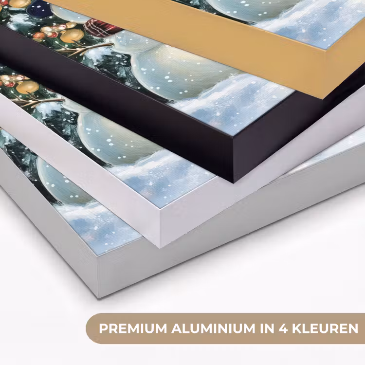 Art Frame - Vrolijk - Sneeuw - Kleurrijk — 2