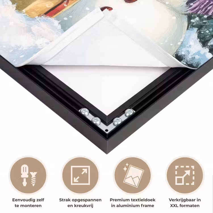 Art Frame - Vrolijk - Sneeuw - Kleurrijk — 8