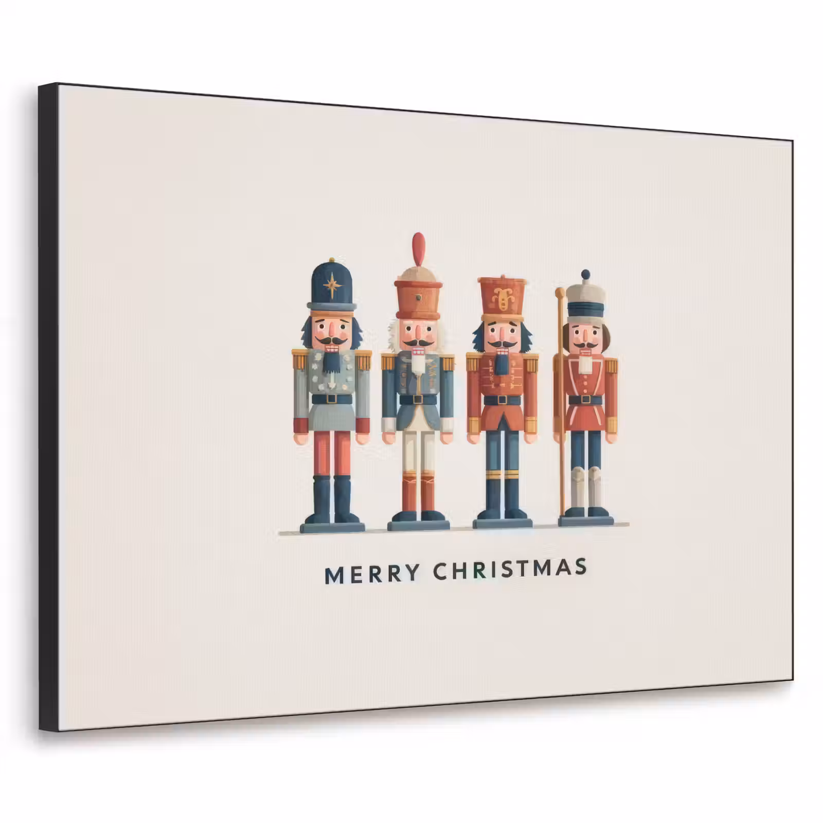 Art Frame - Notenkrakers - Minimalistisch - Kerst - Beige — 1