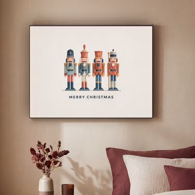 Art Frame - Notenkrakers - Minimalistisch - Kerst - Beige — 3