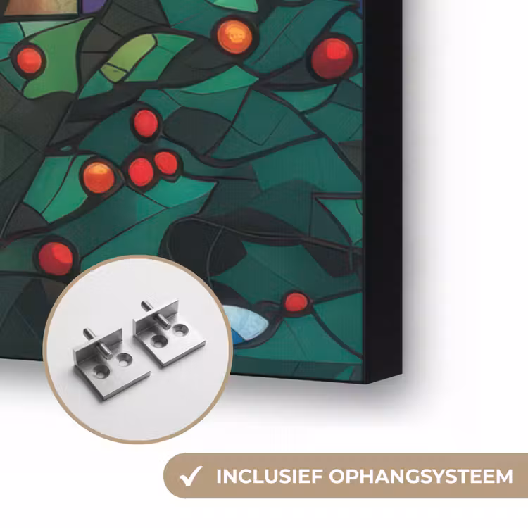 Art Frame - Kerstman - Glas - Kleurrijk — 6