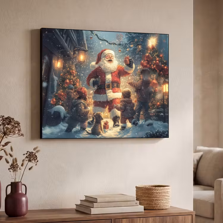 Art Frame - Kerstvreugde - Sneeuw - Kleurrijk — 7