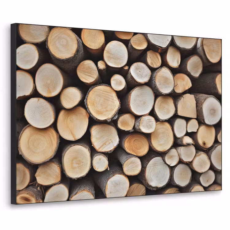 Art Frame - Hout - Boomstammen - Textuur — 1