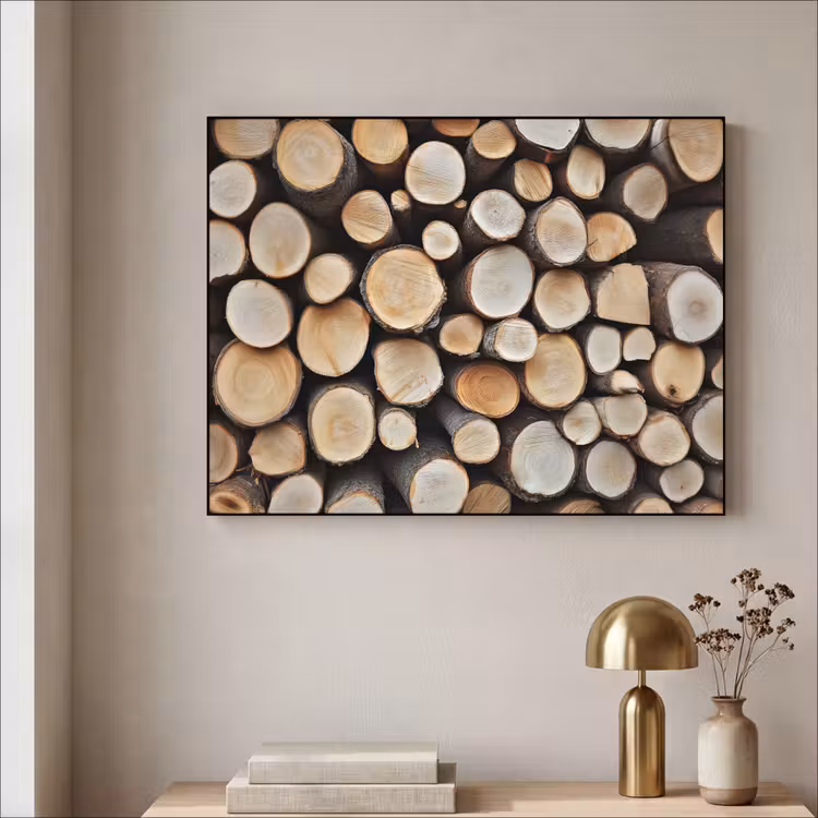 Art Frame - Hout - Boomstammen - Textuur — 5