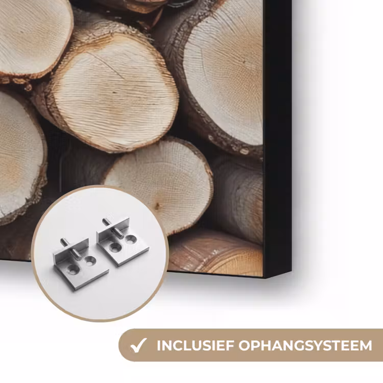 Art Frame - Hout - Boomstammen - Textuur — 6