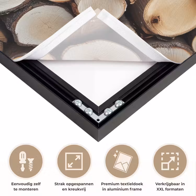 Art Frame - Hout - Boomstammen - Textuur — 8