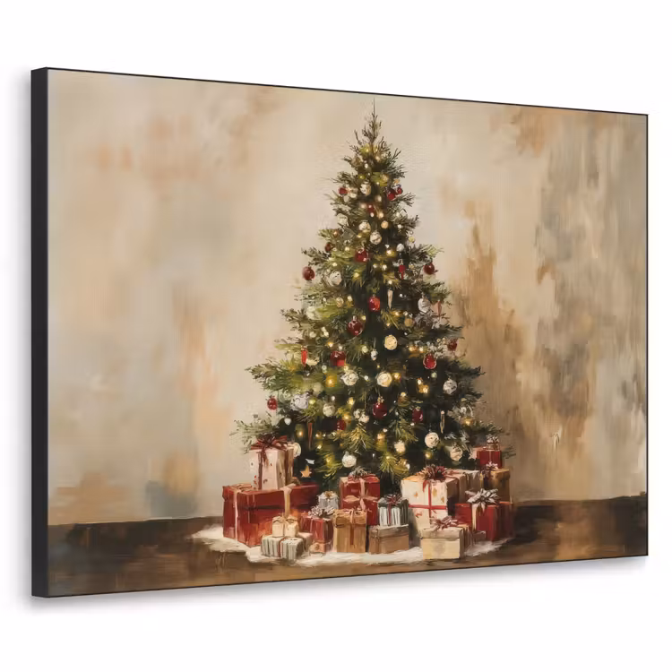 Art Frame - Kerstboom - Versierd - Kleurrijk — 1