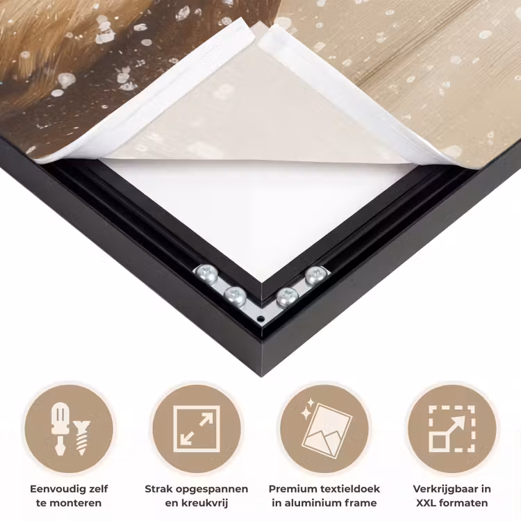 Art Frame - Kerstman - Rendier - Sneeuw - Kleurrijk — 8