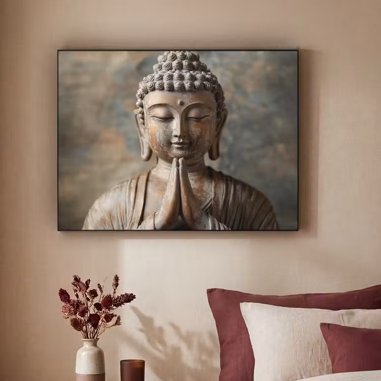 Art Frame - Boedha - Beeld - Bruin - Rust — 3