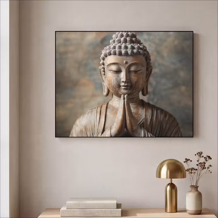 Art Frame - Boedha - Beeld - Bruin - Rust — 5