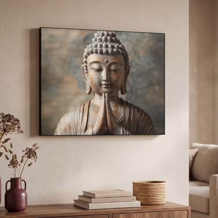 Art Frame - Boedha - Beeld - Bruin - Rust — 7
