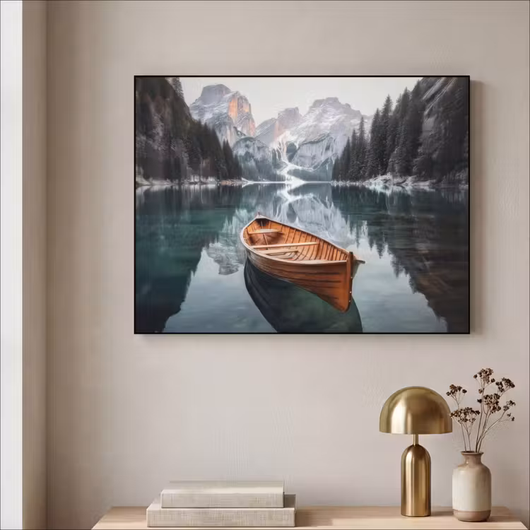 Art Frame - Boot - Bergen - Natuur - Water — 5