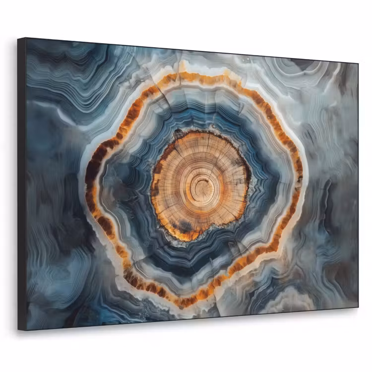 Art Frame - Cirkel - Ringen - Steen - Tinten — 1