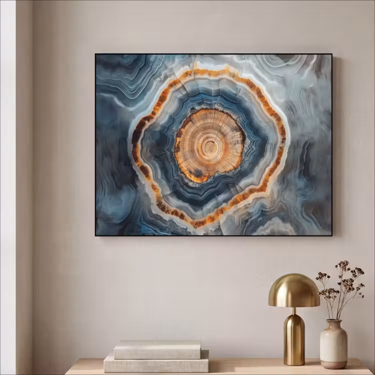 Art Frame - Cirkel - Ringen - Steen - Tinten — 5