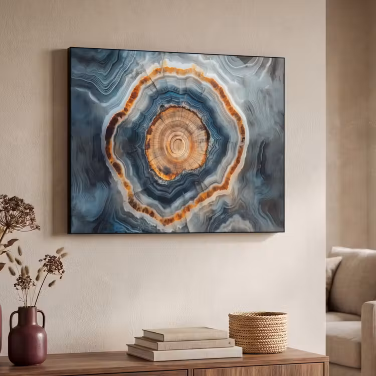 Art Frame - Cirkel - Ringen - Steen - Tinten — 7