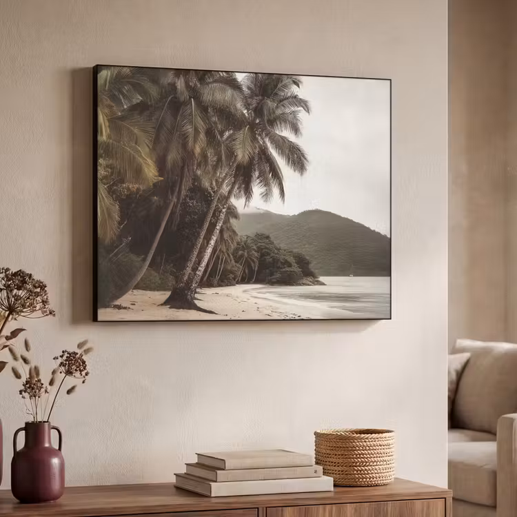 Art Frame - Eiland - Palmboom - Zee — 7