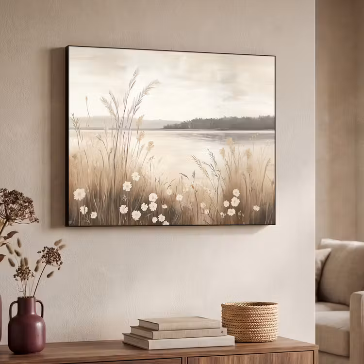 Art Frame - Meer - Water - Natuur - Beige — 7