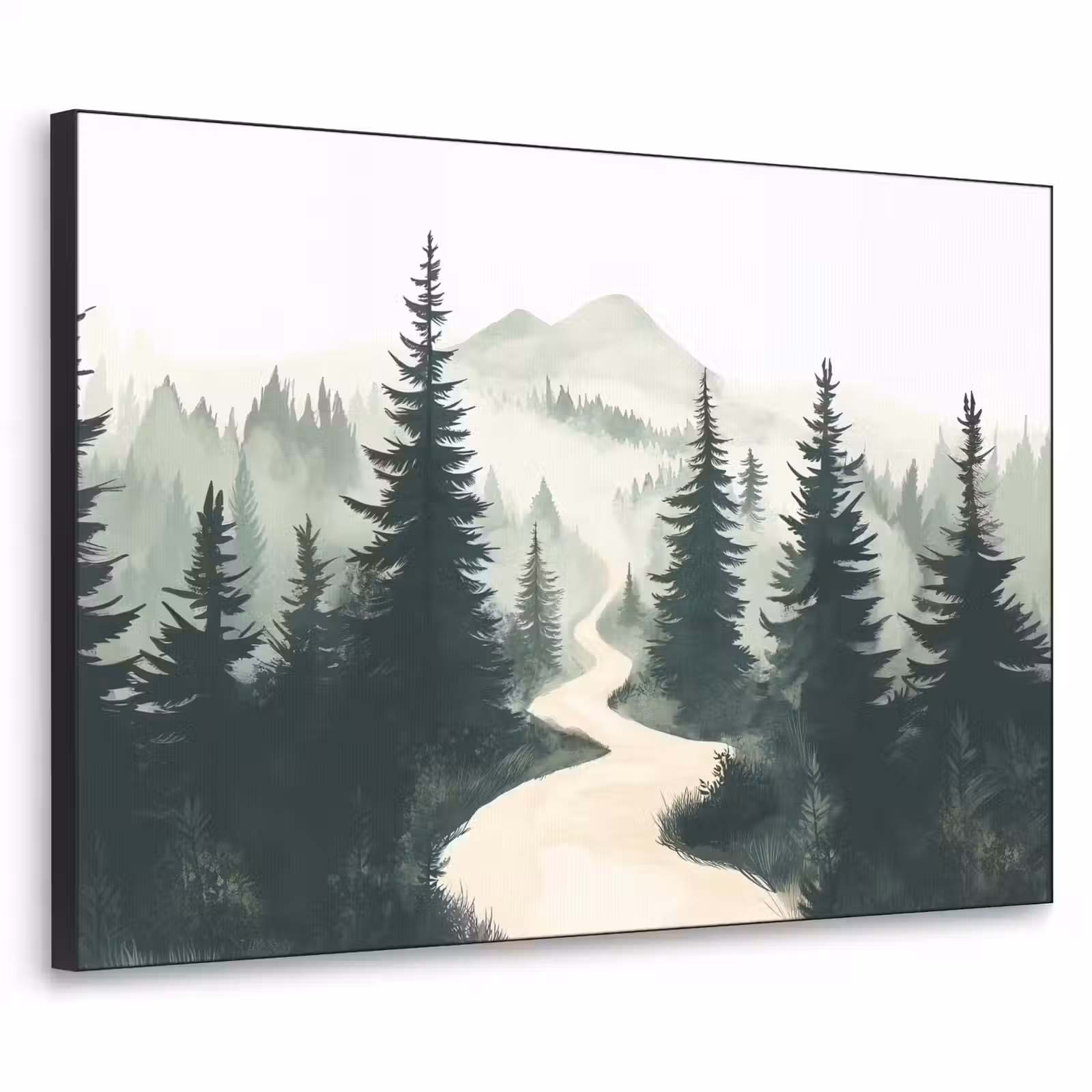 Art Frame - Pad - Bomen - Bos - Illustratie — 1