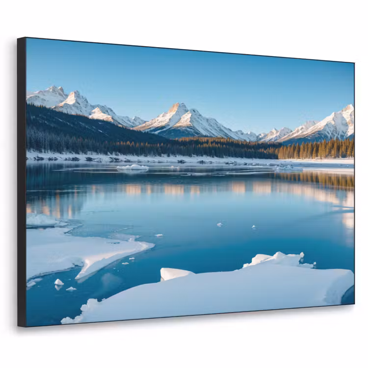 Art Frame - Landschap - Winter - Meer - Bergen - Uitzicht - IJs — 1