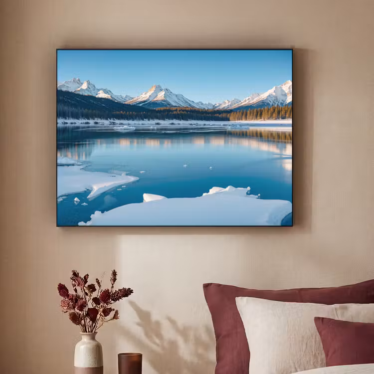 Art Frame - Landschap - Winter - Meer - Bergen - Uitzicht - IJs — 3