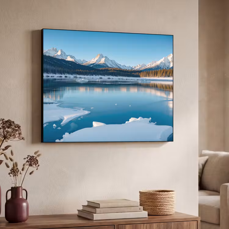Art Frame - Landschap - Winter - Meer - Bergen - Uitzicht - IJs — 7