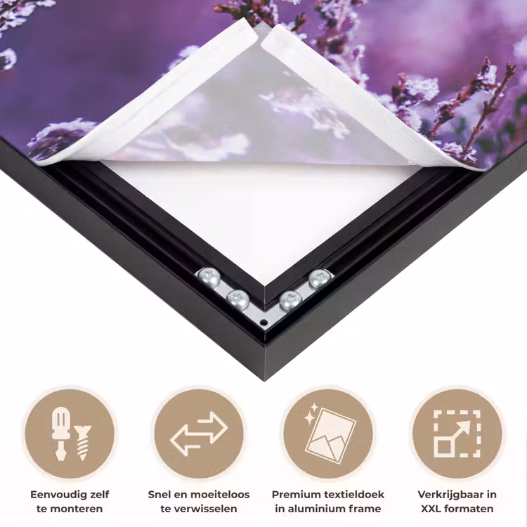 Art Frame - Lavendel - Winter - Bloemen - Paars — 4