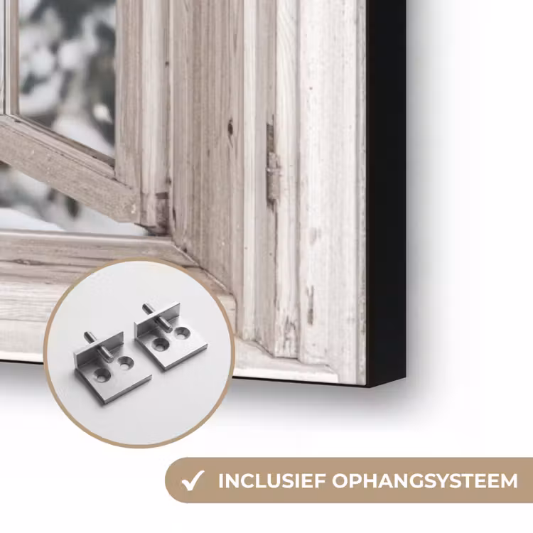 Art Frame - Doorkijk - Hert - Sneeuw - Winter - Bos - Dieren - Natuur — 6
