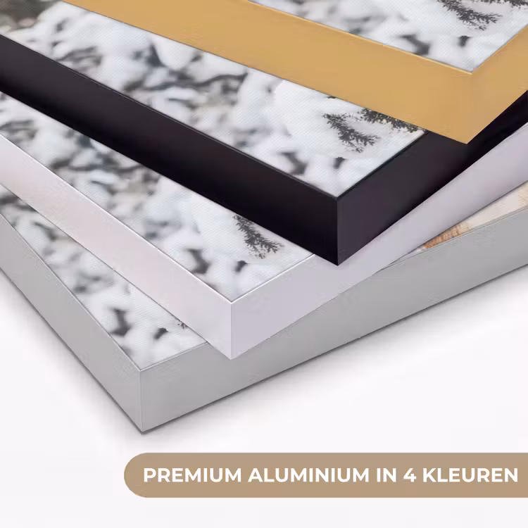 Art Frame - Hert - Sneeuw - Winter - Bos - Dieren — 2
