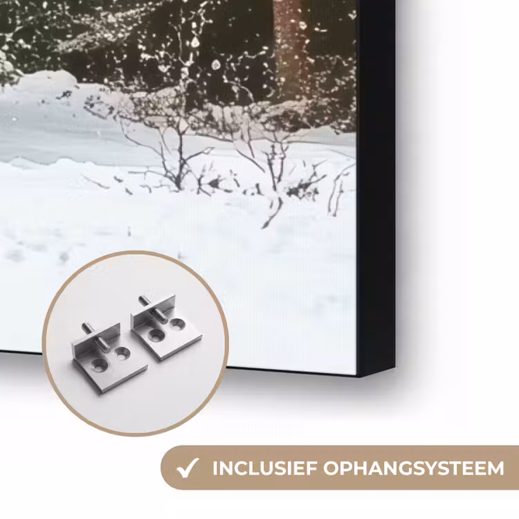 Art Frame - Huis - Bos - Winter - Natuur - Sneeuw — 6