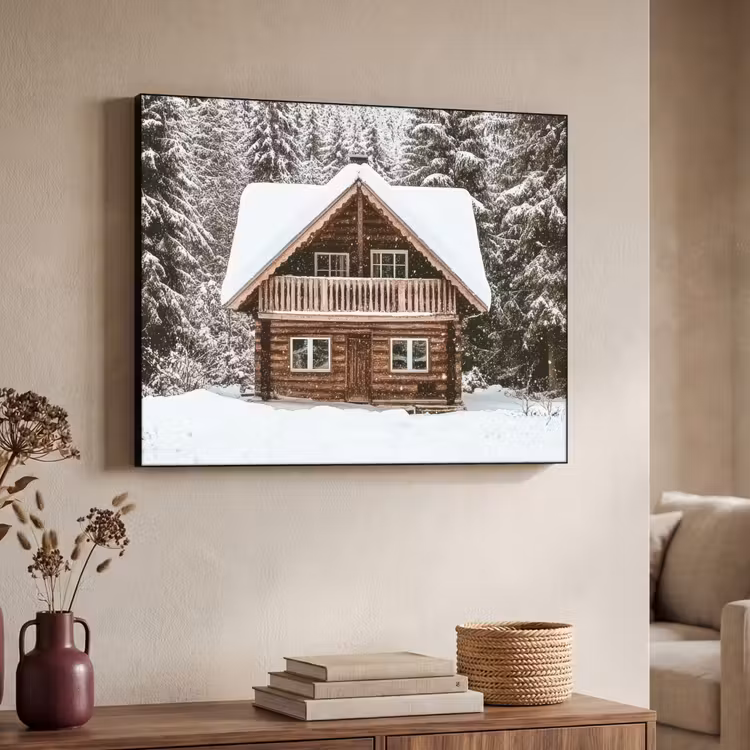 Art Frame - Huis - Bos - Winter - Natuur - Sneeuw — 7