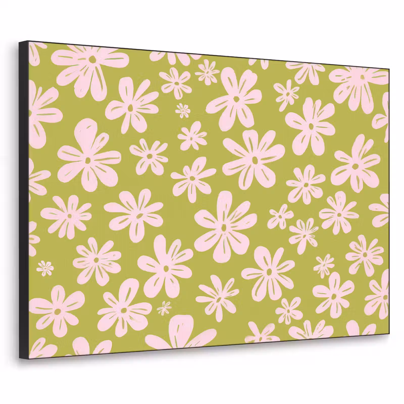 Art Frame - Bloemen - Roze - Getekend - Patroon — 1
