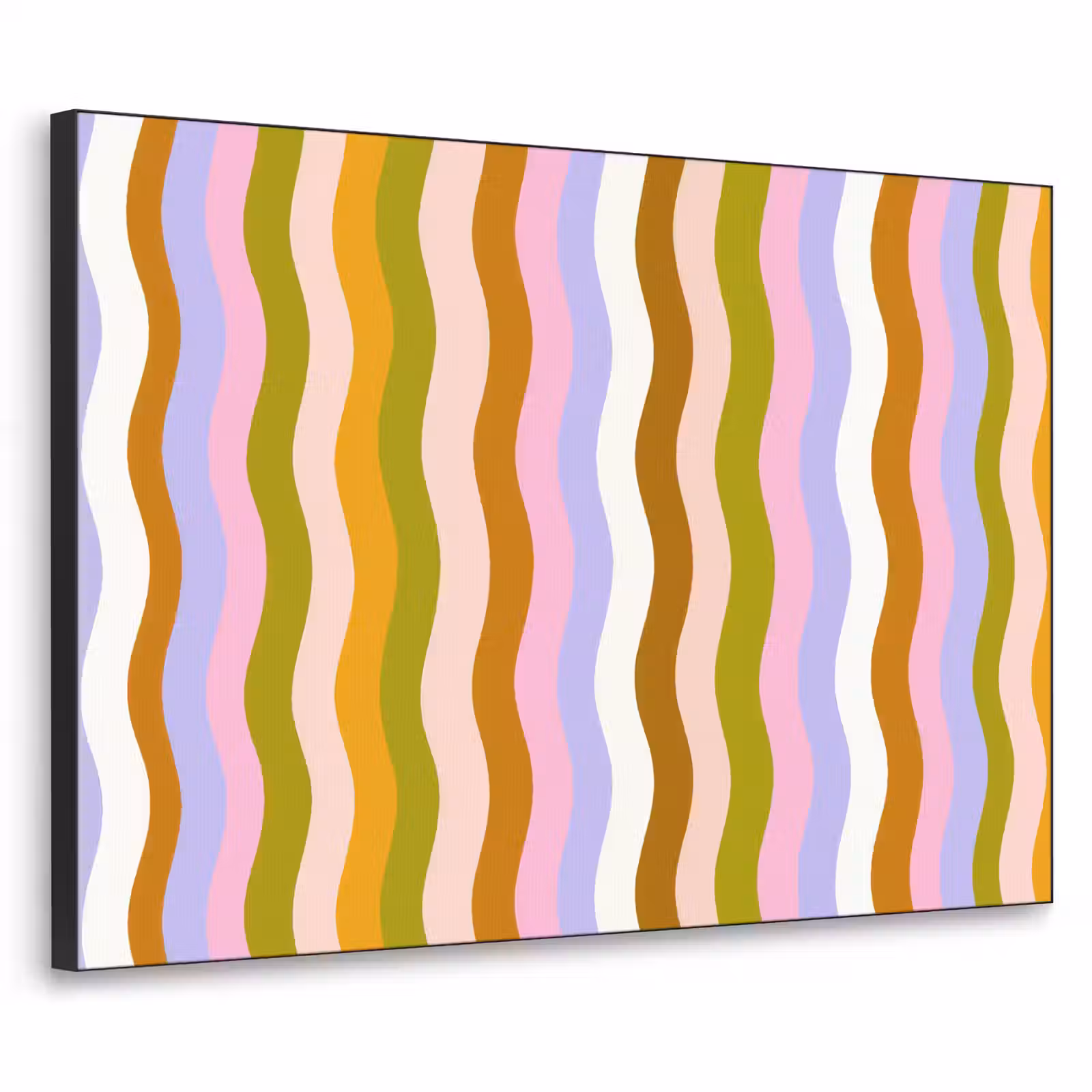 Art Frame - lijnen - Golven - Pastelkleuren - Patroon — 1