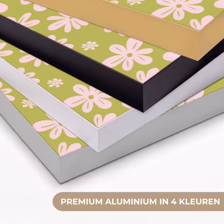 Art Frame - Bloemen - Roze - Getekend - Patroon — 2