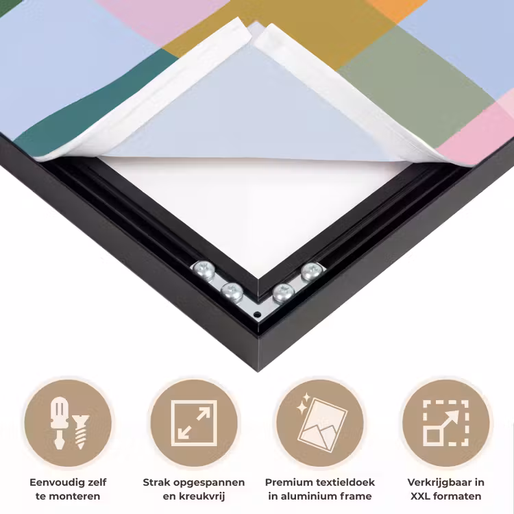 Art Frame - Blokken - Patroon - Gekleurd — 8