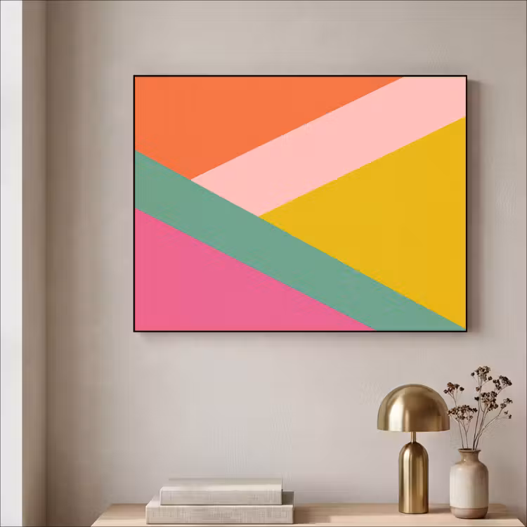 Art Frame - Driehoeken - Kleurrijk - Abstract — 5
