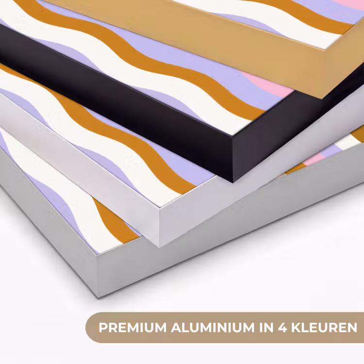 Art Frame - lijnen - Golven - Pastelkleuren - Patroon — 2