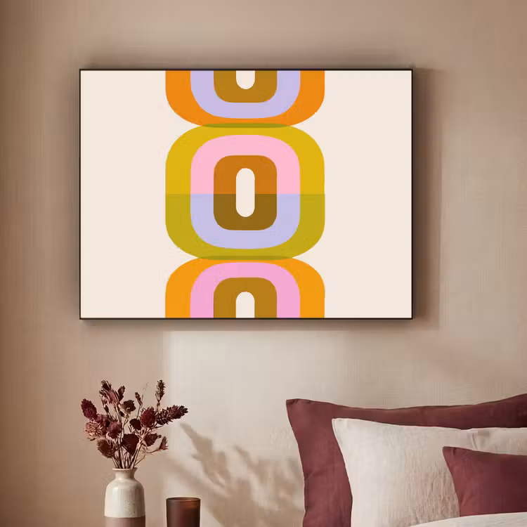 Art Frame - Stapel - Vormen - Geblokt - Oranje — 3